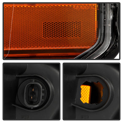 SPYDER 14-21 Toyota Tundra w/LED DRL OE Left Halogen Headlight - Black (HD-JH-TTU14-DRL-OE-BK-L) 9959271