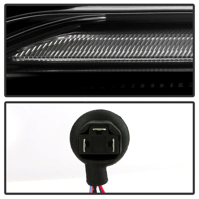 Spyder 14-17 Toyota Tundra OEM LED Headlights Black(Does Not Fit Models With DRL) 9049323