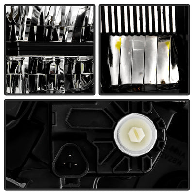 Spyder 14-17 Toyota Tundra OEM LED Headlights Black(Does Not Fit Models With DRL) 9049323