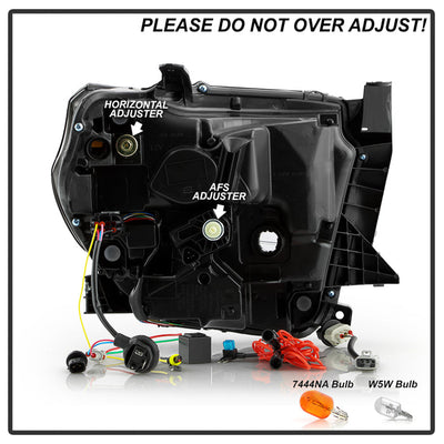 Spyder 14-17 Toyota Tundra OEM LED Headlights Black(Does Not Fit Models With DRL) 9049323