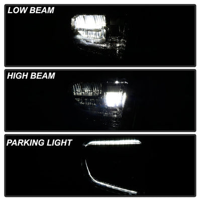 xTune Toyota Tundra 18-20 (Fit LED Only) OEM Style Headlights - Black Right HD-JH-TTU18-LED-OE-BK-R 9949265