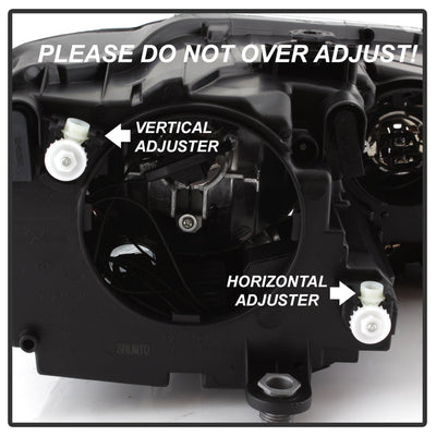 SPYDER xTune Volkswagen Jetta 11-14 Driver Side Halogen Headlight - OEM L HD-JH-VJ11-OE-L 9939013