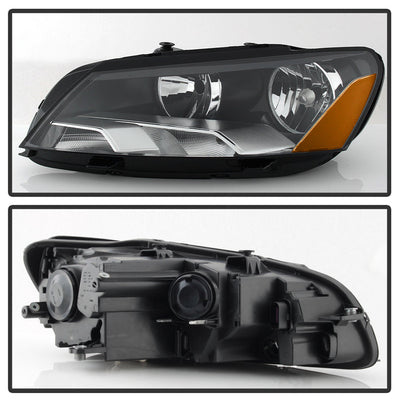 SPYDER xTune VW Passat 11-14 Driver Side Halogen Headlight - OEM L HD-JH-VP12-OE-L 9938924