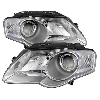 SPYDER Xtune Volkswagen Passat 06-10 (Halogen Only) Projector Headlights Chrome HD-JH-VWPAT06-C 9025570