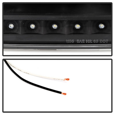 SPYDER Xtune Ford F150 97-03 Crystal Headlights w/ Clear LED Corners Black HD-ON-FF15097-LED-SET-BK 5014184