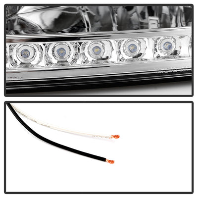 SPYDER Xtune Ford F150 97-03 Crystal Headlights w/ Clear LED Corners Chrome HD-ON-FF15097-LED-SET-C 5014191