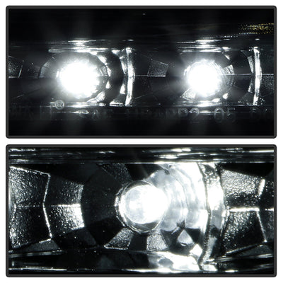SPYDER Xtune Toyota Tacoma 01-04 1 Piece w/ Chrome Trim Corner Crystal Headlights HD-ON-TT01-1PC-LED-CC-C 5056368