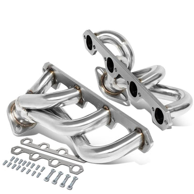87-95 Ford Bronco F-150 F-250 5.0L V8 Long Tube Headers Stainless Steel