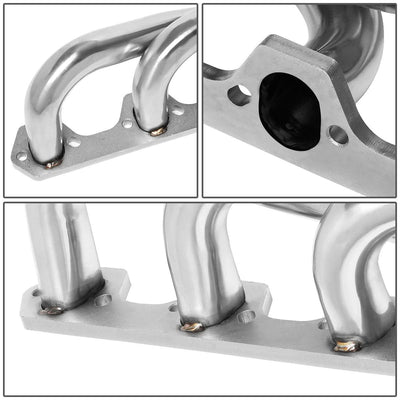 87-95 Ford Bronco F-150 F-250 5.0L V8 Long Tube Headers Stainless Steel