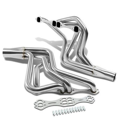 65-87 Chevrolet SBC V8 Long Tube Headers Stainless Steel