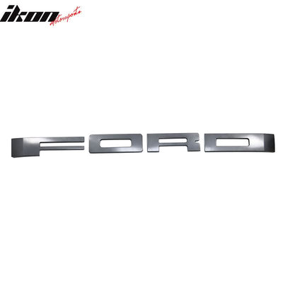 2009-2014 Ford F150 Raptor Style Front Grille Emblems Letter Black