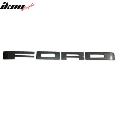 2009-2014 Ford F150 Raptor Style Front Grille Emblems Letter Black