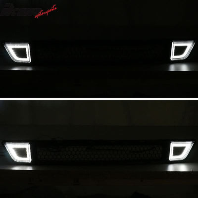 2015-2017 Ford Mustang Front Lower Grille With Smoked DRL LED Light