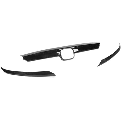 2021-2022 Honda Accord Sedan 4-Door Gloss Black 3PCS Grille Trim ABS