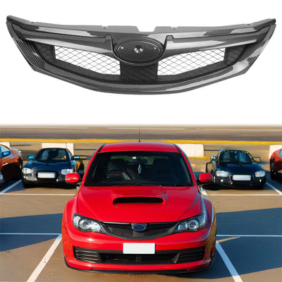 2008-2010 Subaru Impreza WRX Hatch OE Grille Carbon Fiber Print ABS