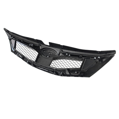 2008-2010 Subaru Impreza WRX OE Style Grille Matte Black W/ Silver ABS
