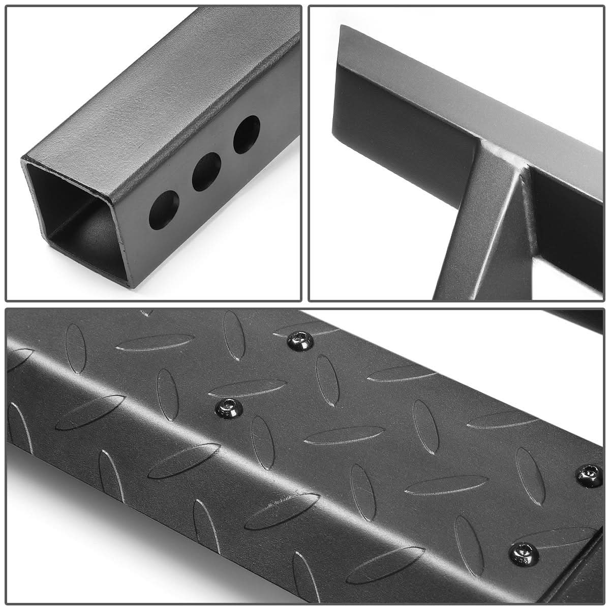 Universal 2" Receiver Hitch Step with LED Light