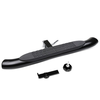 2 Inch Receiver Hitch Step - 37 Inch 4 Inch Oval Step Black