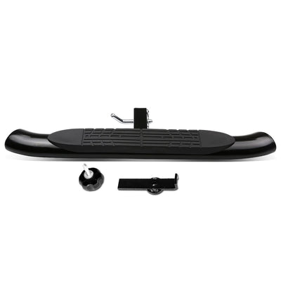 2 Inch Receiver Hitch Step - 37 Inch 4 Inch Oval Step Black
