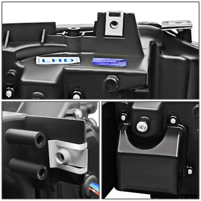 2012-2015 BMW 3-Series 3D LED Swoosh Projector Switchback Headlights