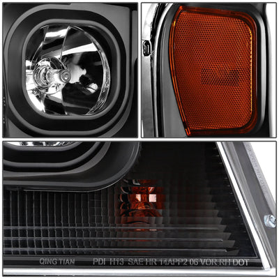 04-08 Ford F-150 / 06-08 Lincoln Mark LT 3D LED C-Bar Headlights