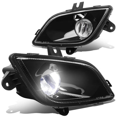 18-21 Freightliner Cascadia Fog Lights - Black
