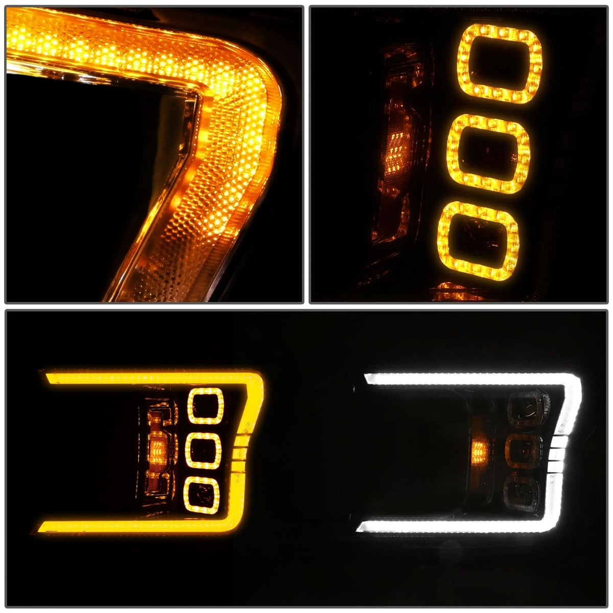 2018-2019 Ford F150 Black Headlights