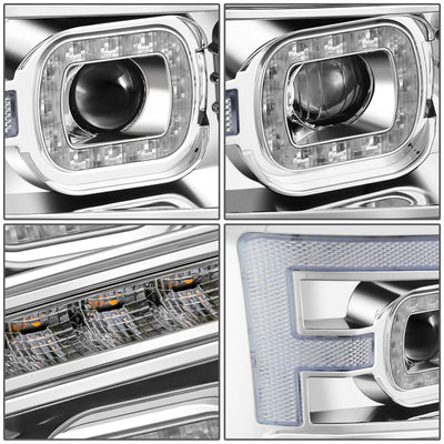 2011-2016 Ford F-250/F-350/F-450/F-550 Super Duty Sequential LED Headlights