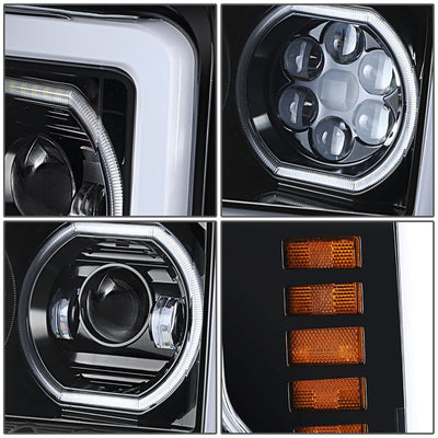 2017-2019 Ford F-250/F-350/F-450 Super Duty 3D Light Bar Headlights