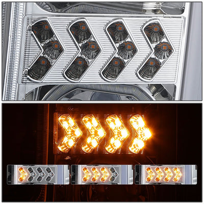 17-19 Ford F-250/F-350/F-450 Super Duty LED Headlights w/ Sequential Turn