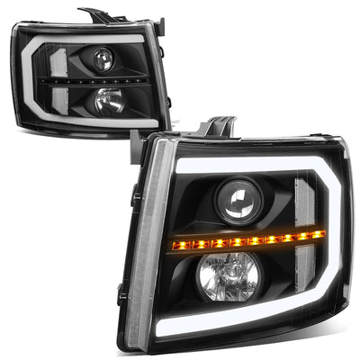 07-14 Chevrolet Silverado LED DRL Sequential Turn Signal Headlights