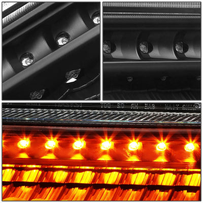 99-04 Ford F-250/F-350 00-04 Excursion LED DRL Headlights Black/Clear