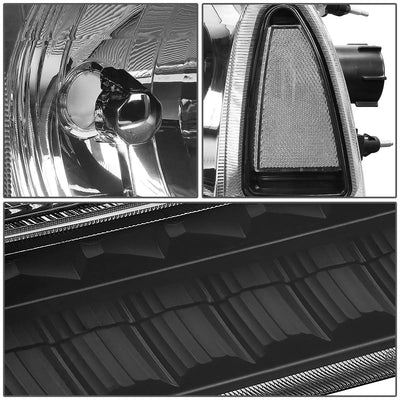 99-04 Ford F-250/F-350 00-04 Excursion LED DRL Headlights Black/Clear