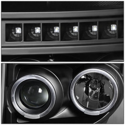 11-16 Ford F-250 F-350 F-450 F-550 Super Duty LED Halo Projector Headlights