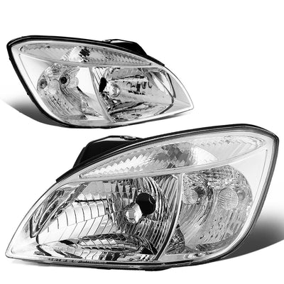 2006-2008 Kia Rio Chrome Housing Clear Corner Headlights