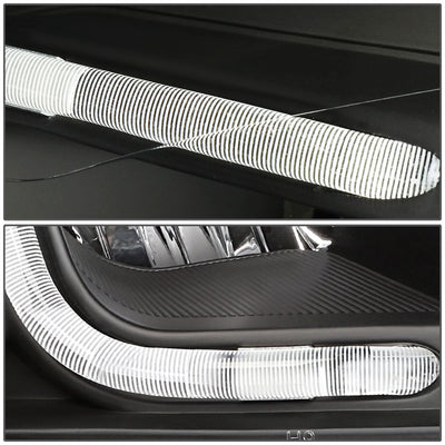 06-16 Chevrolet Impala/Monte Carlo LED DRL Headlights - Black/Clear