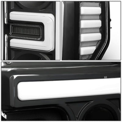 2017-2019 Ford F-250 F-350 F-450 F-550 Super Duty 3D LED DRL Projector Headlights