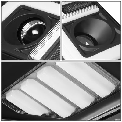 2017-2019 Ford F-250 F-350 F-450 F-550 Super Duty 3D LED DRL Projector Headlights