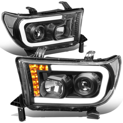 08-17 Toyota Sequoia / 07-13 Tundra LED DRL Projector Headlights