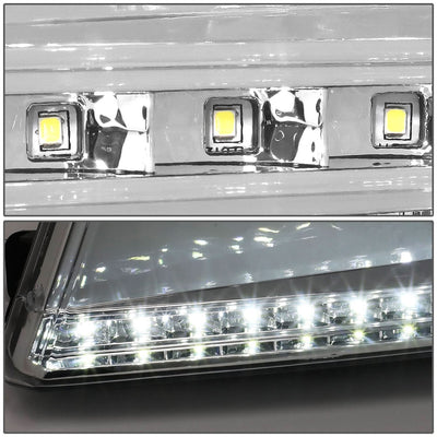 04-08 Ford F-150 / 06-08 Lincoln Mark LT LED DRL Headlights Chrome