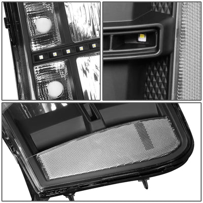 07-13 GMC Sierra 1500 / 07-14 Sierra 2500 3500 LED DRL Headlights