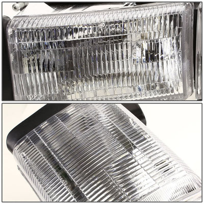 94-02 Dodge Ram OEM Style Right Headlight - Chrome Housing