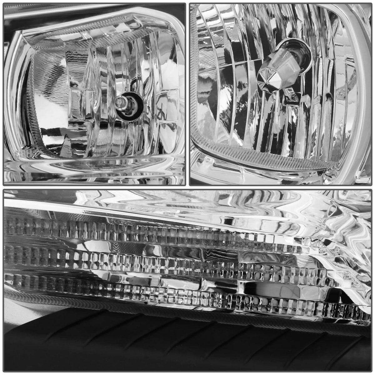 2011-2014 Dodge Charger Chrome Amber Corner Headlights