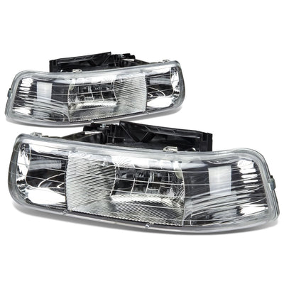 99-06 Chevrolet Silverado Suburban Tahoe Chrome Headlights 2PC