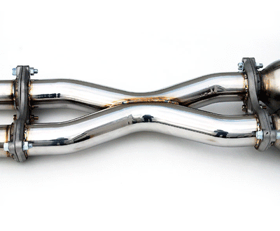 Invidia Gemini Rolled Stainless Tips Cat Back Nissan 350z 2003-2009 | HS02N3ZGIS