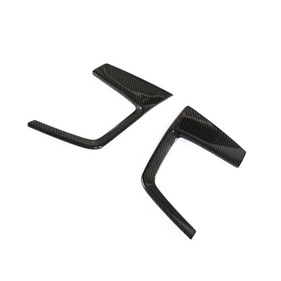 Audi A4 B9 S-Line / S4 B9 (2017-2019) Carbon Fiber Front Fog Vent Trims – 2PC B Style Accent Kit
