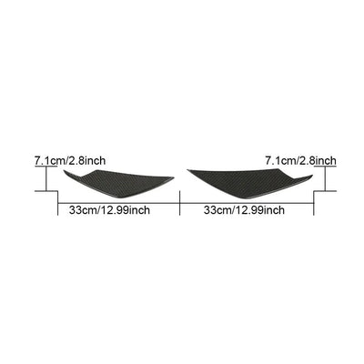 Dry Carbon Fiber Front Bumper Canards – BMW G80 M3 & G82/G83 M4 (2021+)