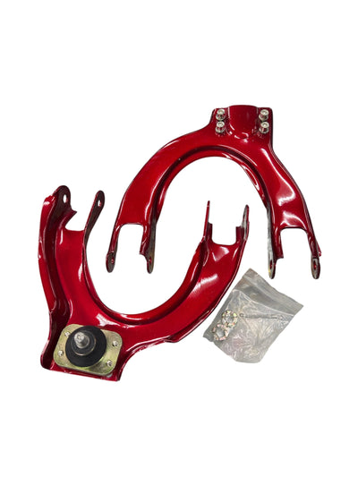 NNR ADJUSTABLE POLISHED STEEL FRONT CAMBER KITS 94-01 INTEGRA DC2 92-95 CIVIC EG RED
