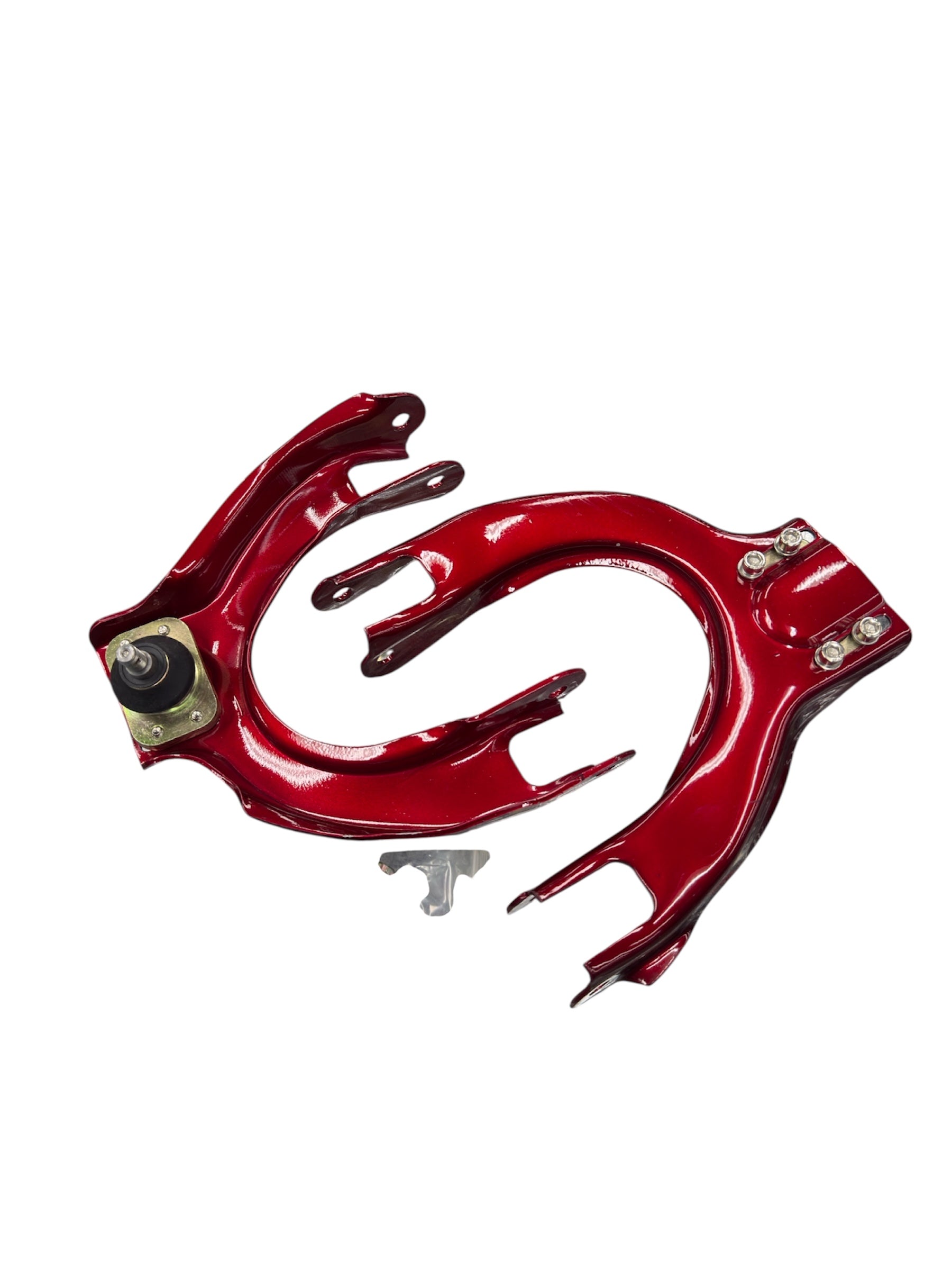 NNR ADJUSTABLE POLISHED STEEL FRONT CAMBER KITS 94-01 INTEGRA DC2 92-95 CIVIC EG RED