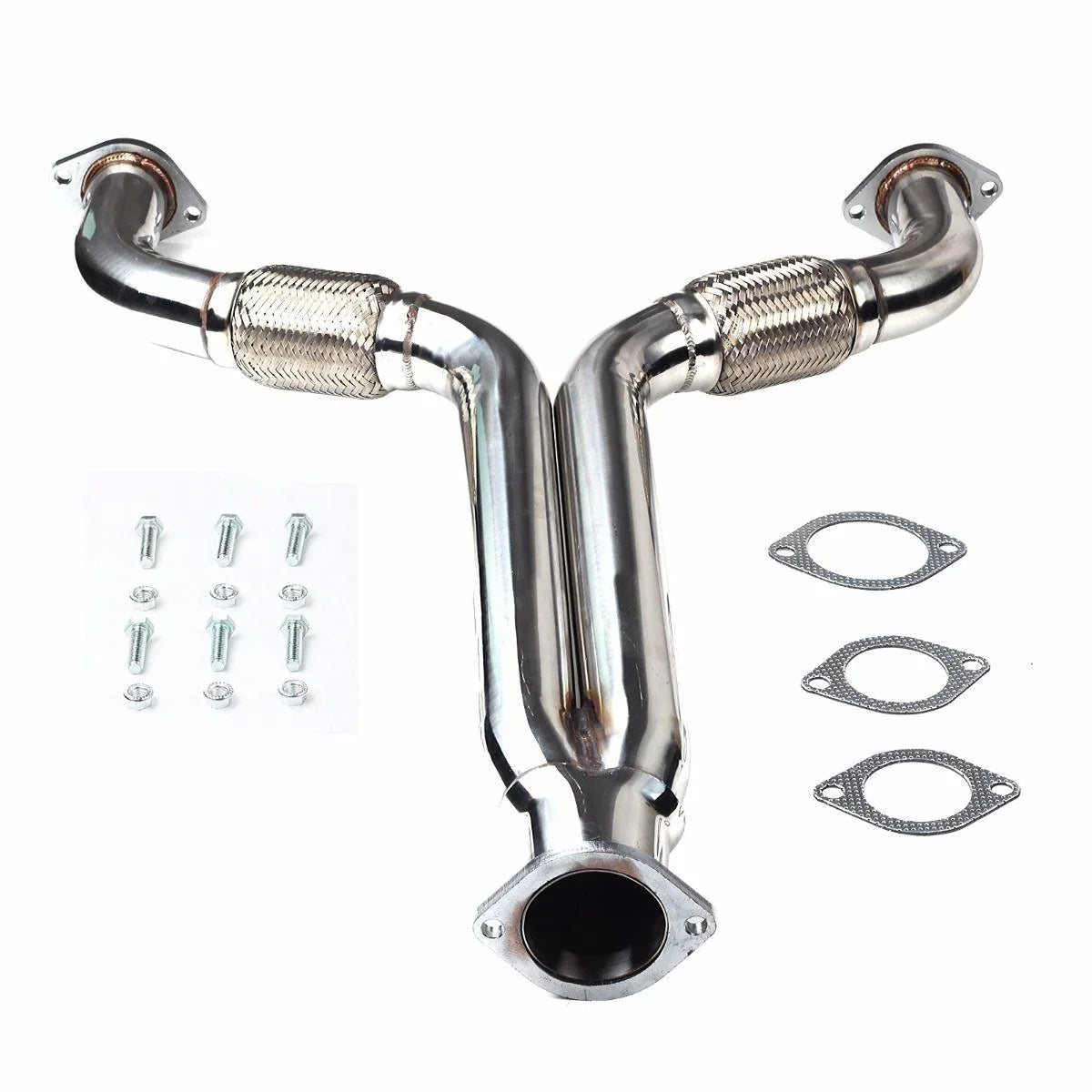 SPDZ1 Y-PIPE EXHAUST FOR 2003-2009 NISSAN 350Z 3.5L & 2005/2007 INFINITI G35